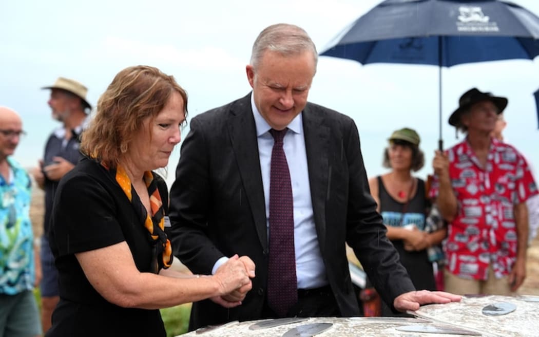 Prime Minister Anthony Albanese was among the dignitaries at the commemoration.