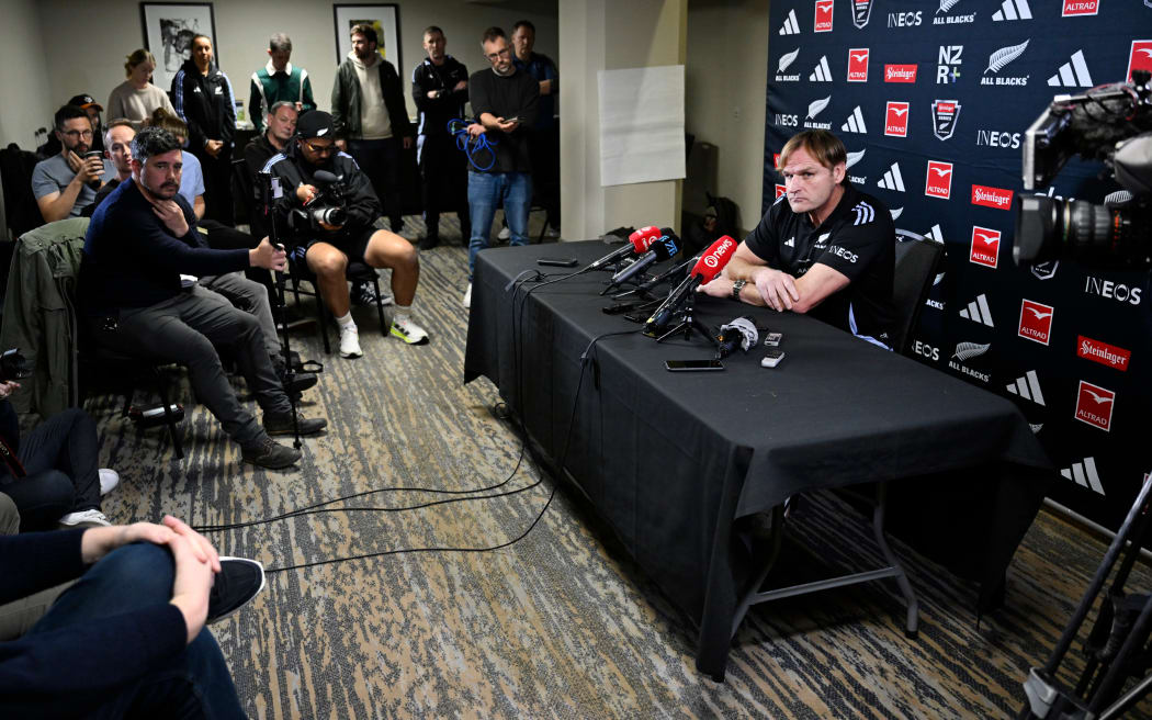 All Blacks coach Scott Robertson.