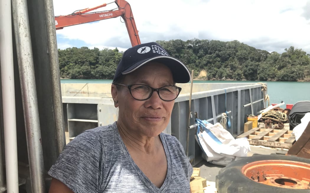 Bay of Islands' community kaitiaki Deliah Quedec was busy at the Russell boat ramp over summer spreading the word among boaties in the fight against caulerpa.