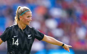 Katie Bowen of the Football Ferns