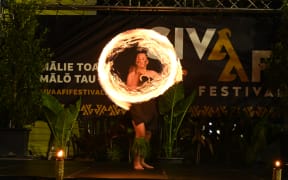 Image of fire dancer
