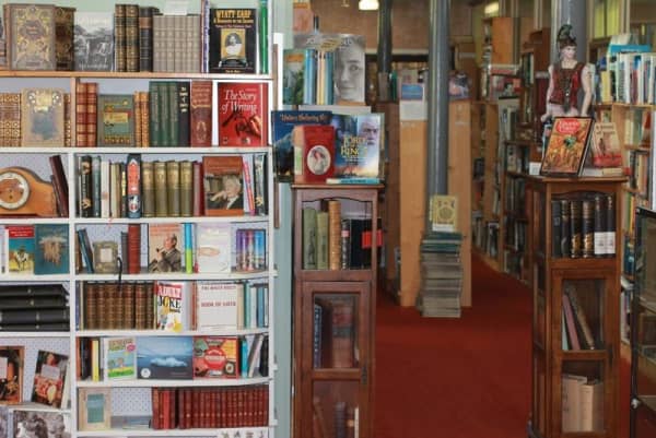 Second hand books at Hard to Find Books store.