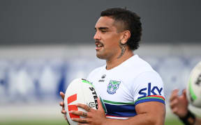 Erin Clark during a Warriors training session at Go Media Stadium in Auckland.