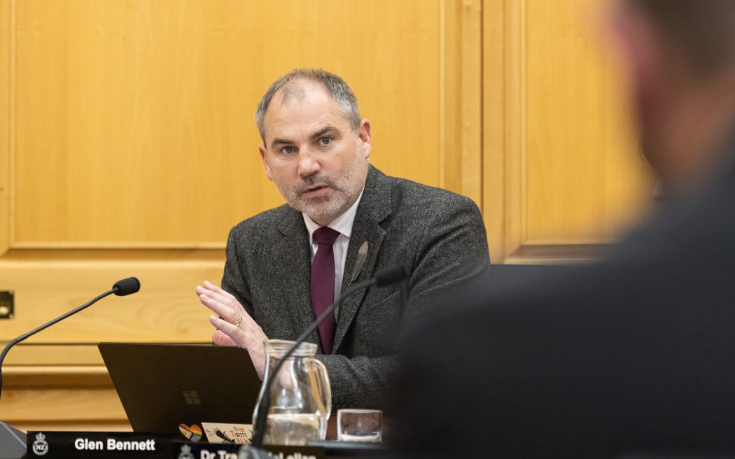 Labour MP, Glen Bennett taking part in Parliament's triennial Standing Orders Review.
