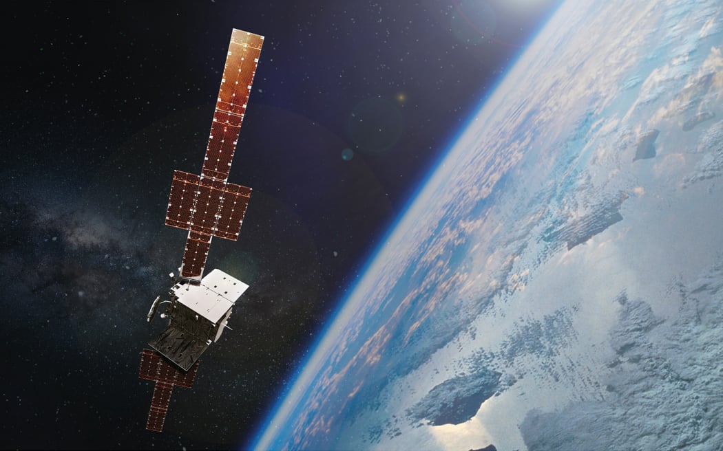 Boeing received a $439.6M contract to build the twelfth Wideband Global SATCOM (WGS) communications satellite for the U.S. Space Force’s Space Systems Command. Photo Credit: Boeing rendering