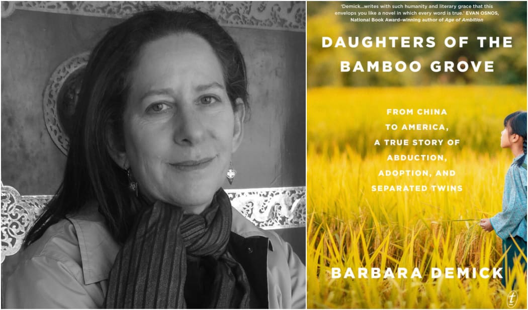 Author Barbara Demick and her book Daughters of the Bamboo Grove.