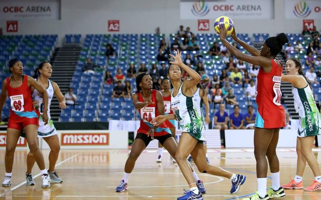 Cook Islands beating Swaziland who they will now play in Final.
