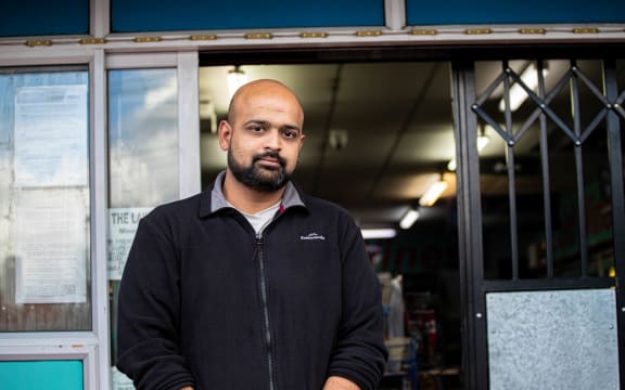 Manager of Melrose Liquor store and Three Kings liquor store Jash.