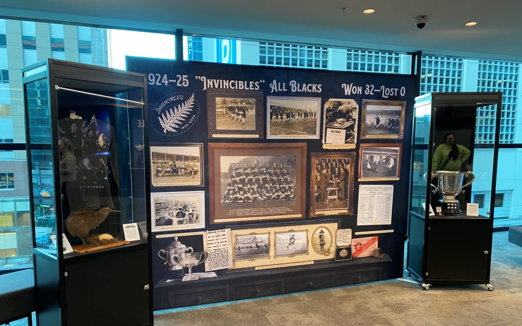 Invincibles display, All Blacks Experience.