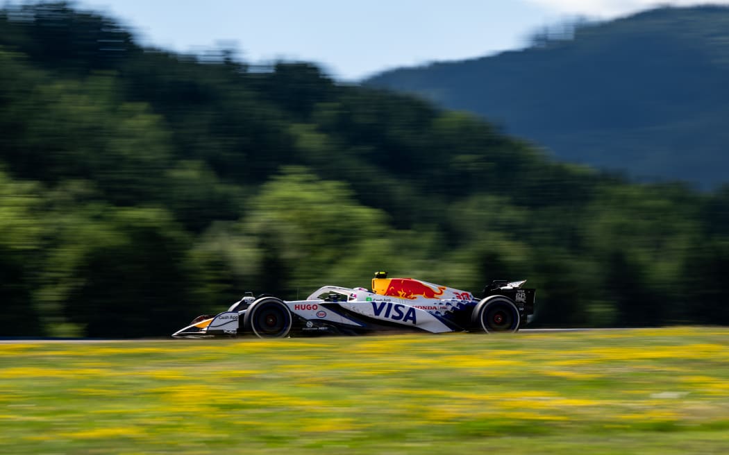 Liam Lawson during the 2025 Austrian Grand Prix.