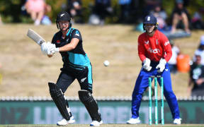 New Zealand player Sophie Devine during the 3rd T20 International New Zealand White Ferns v England. Saxton Oval, Nelson, New Zealand. Sunday 24 March 2024. ©Copyright Photo: Chris Symes / www.photosport.nz