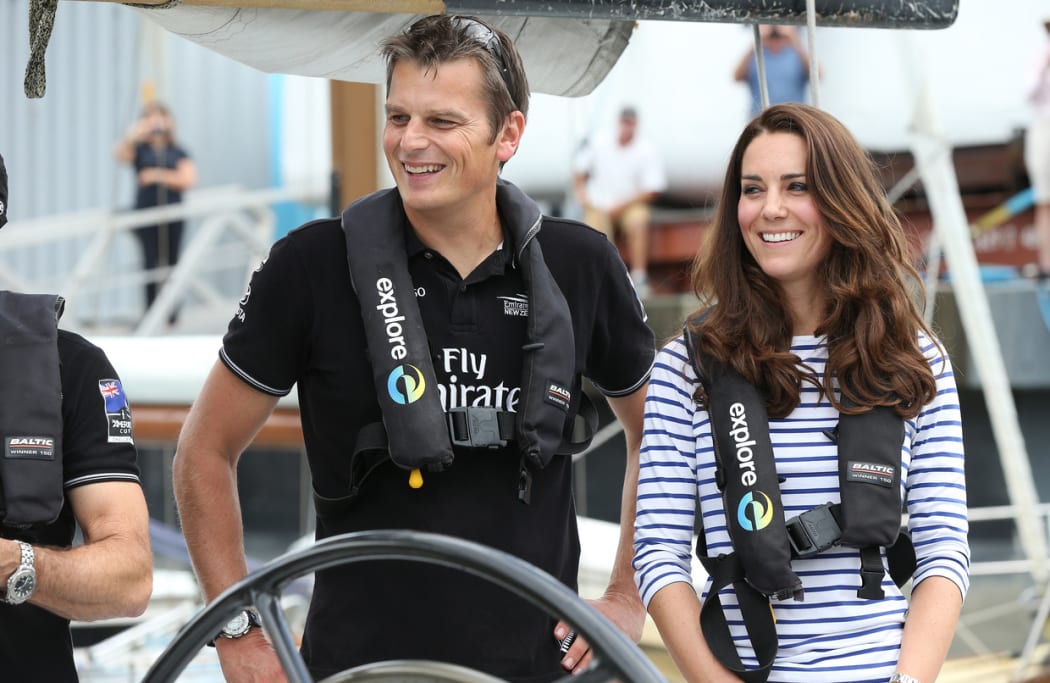 The Duchess of Cambridge teamed up with Dean Barker.
