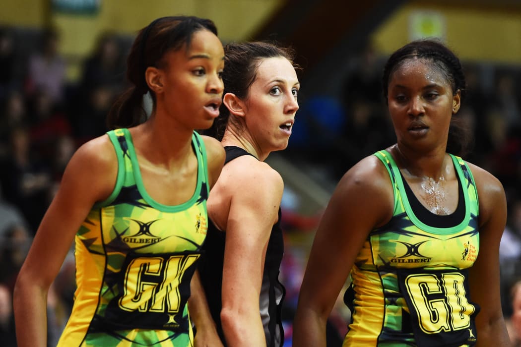 Silver Ferns player Bailey Mes during the 1st test against the Jamaican Sunshine Girls for the Taini Jamison Trophy. Trafalgar Centre, Nelson, New Zealand. Sunday 11 September 2016.