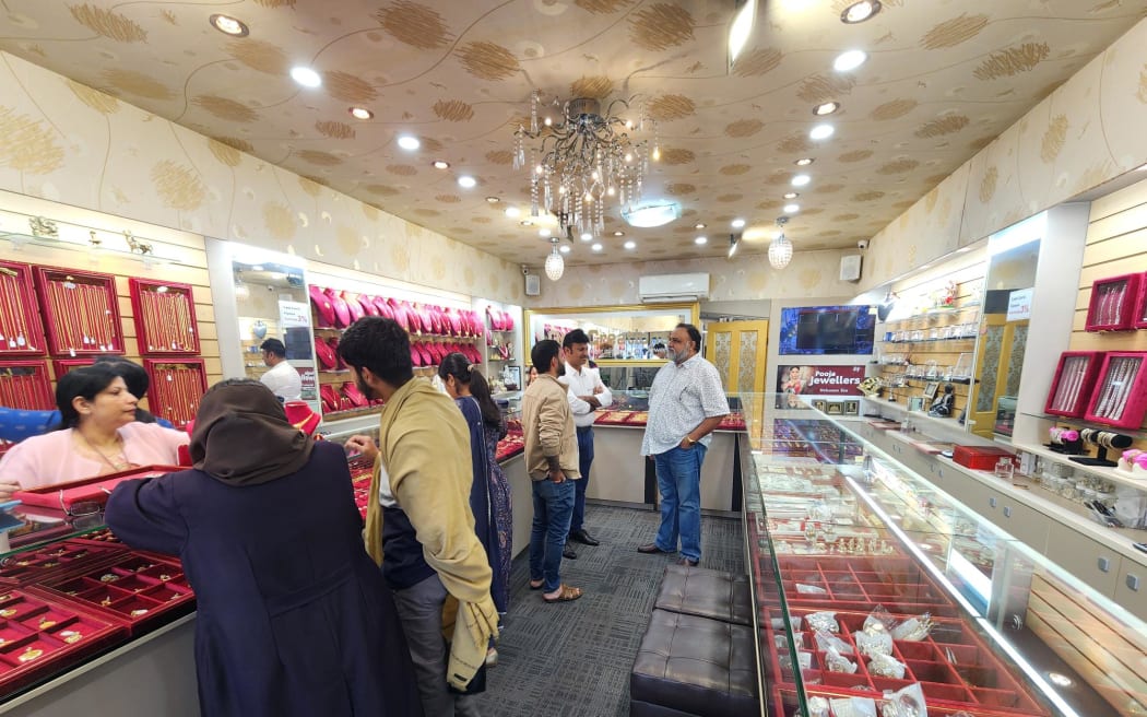 The reopening of Pooja Jewellers store in Papatoetoe on 14 July, 2024, after the store's owner was hospitalised in a robbery in June.