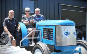 Tractor makes Christmas debut