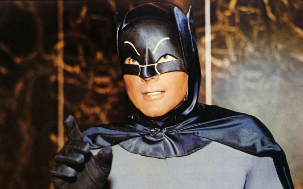 Adam West as Batman in the 1960s television series.