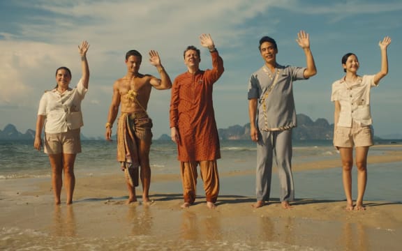 Scenes from The White Lotus season 3, shot in Thailand.