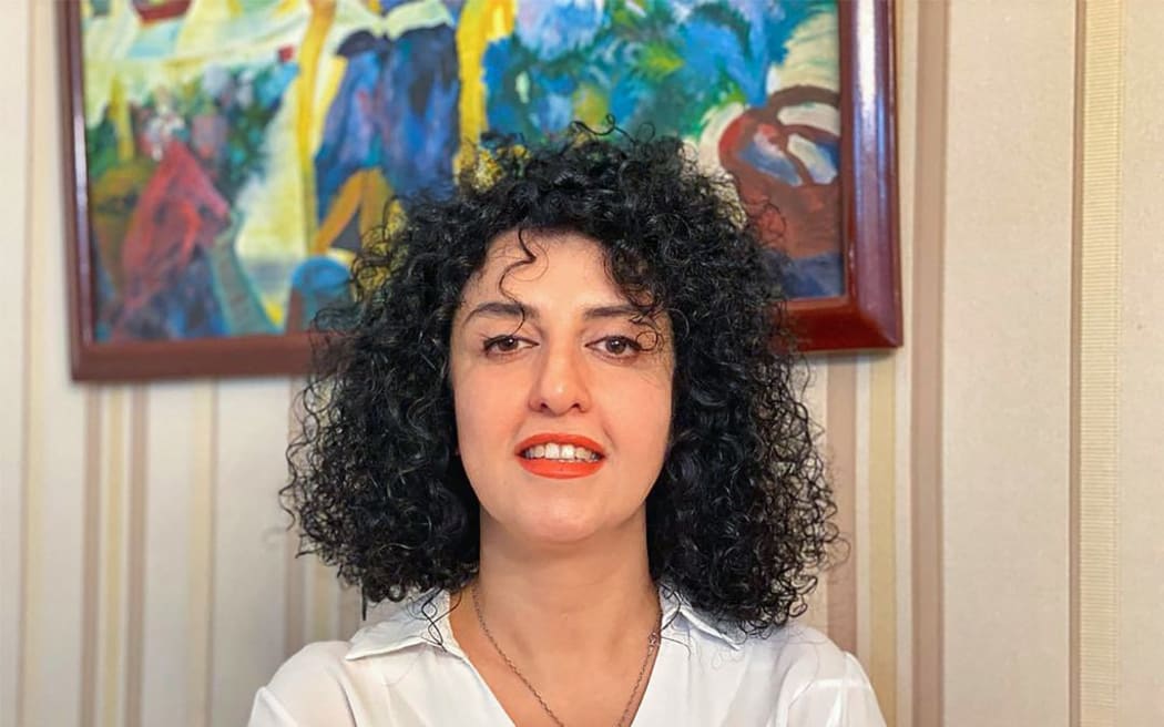 Iranian women's rights campaigner Narges Mohammadi.