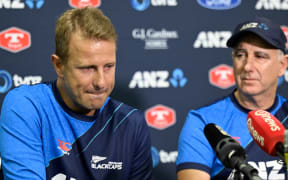 An emotional Neil Wagner announces his retirement from test cricket, alongside Black Caps coach Gary Stead.