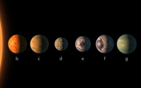 The discovery is the largest number of Earth-sized planets found in the habitable zone of a single star.