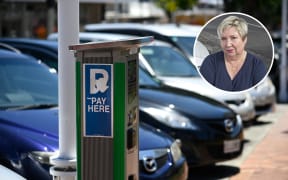 Vetro Mediterranean Food owner Liz Cerdeira says paid parking outside her store will impact business. Photos / George Novak, John Borren