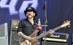 Motorhead bassist Lemmy Kilmister performs at Hellfest in western France on 19 June 2015.