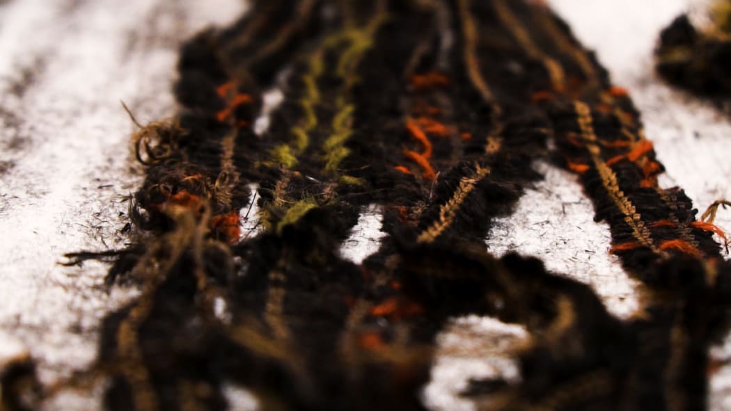 Close up image of deterioration.