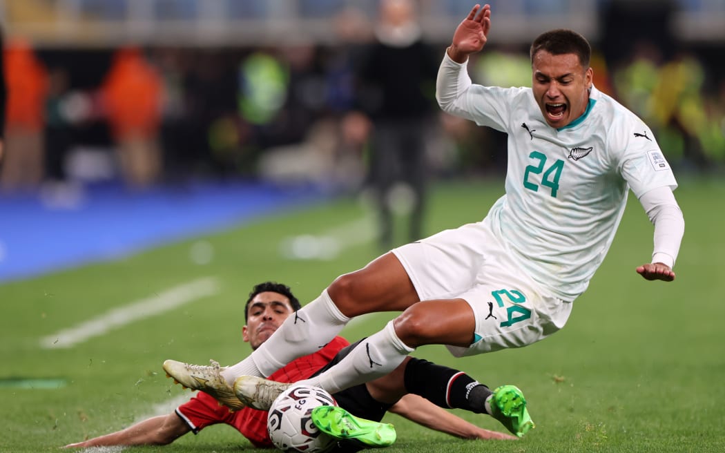 Dane Ingham of New Zealand in action against Egypt, Cairo, 2024.