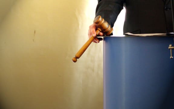 An auction hammer.