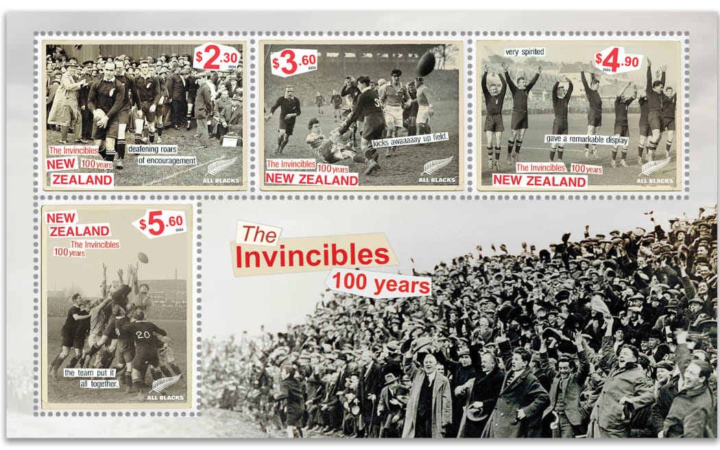 The NZ Post Invincibles stamp collection.
