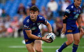 Warriors hooker Samuel Healey. Warriors v Sea Eagles. The Knock On Effect NSW Cup.