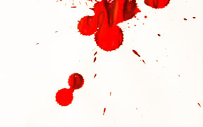 Blood splatter is a common piece of evidence found at crime scenes.