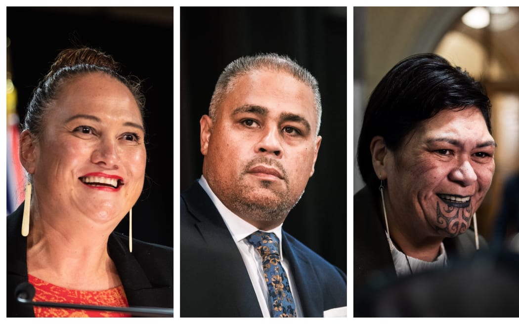 Carmel Sepuloni, Peeni Henare and Nanaia Mahuta