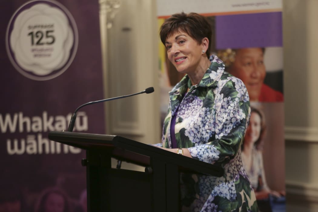 Dame Patsy Reddy at the 125th sufferage ceremony.