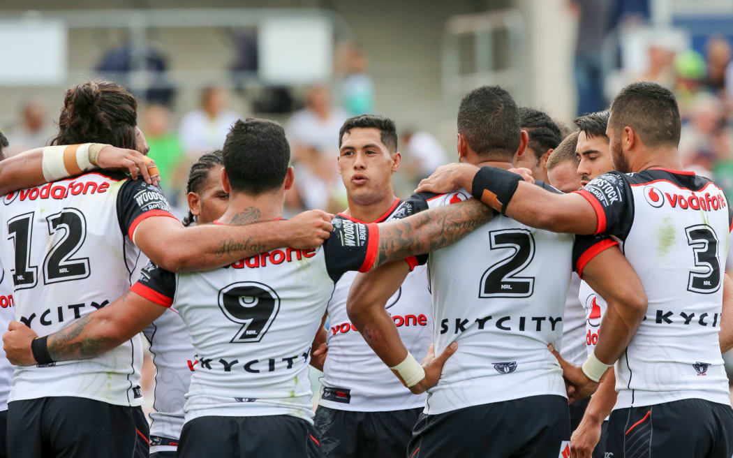 Roger Tuivasa-Sheck leads the Warriors.
