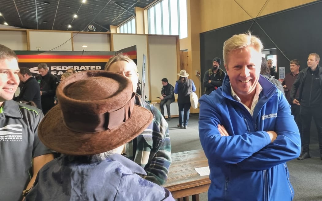 Minister of Trade Todd McClay at Fieldays 2025.