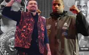 Oleksandr Usyk and Daniel Dubois. Graphic: Liam K. Swiggs
