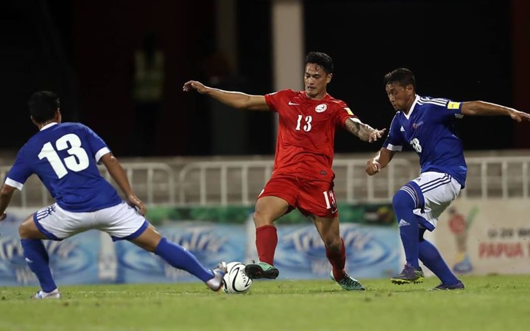 Tahiti's Steevy Chong Hue was among the goalscorers against Samoa.