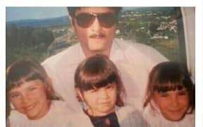 Ravinder Hunia with her family when she was younger