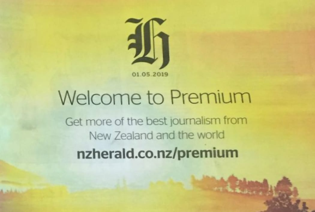 The Herald gives its readers the message that its time to cough up online for the best bits.