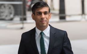 LONDON, UNITED KINGDOM - OCTOBER 24, 2021: Chancellor of the Exchequer Rishi Sunak arrives at the BBC Broadcasting House in central London to appear on The Andrew Marr Show, on October 24, 2021 in London, England. Chancellor Rishi Sunak is due to announce his budget and spending review on Wednesday 27 October. (Photo by WIktor Szymanowicz/NurPhoto) (Photo by WIktor Szymanowicz / NurPhoto / NurPhoto via AFP)