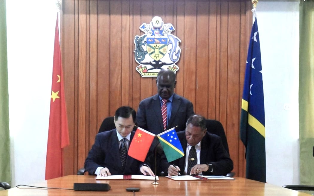 China and the Solomon Islands have signed an agreement to waive visa requirements for each other's citizens.