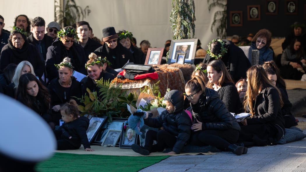 Former Minister of Māori Affairs Koro Wētere was buried today at a family urupā near Te Kuiti. His body has been lying in state at Tūrangawaewae Marae since Saturday, when he died, a day after his 83rd birthday. His tūpāpaku will be taken to Ōparure Marae before being buried at a whānau urupā.