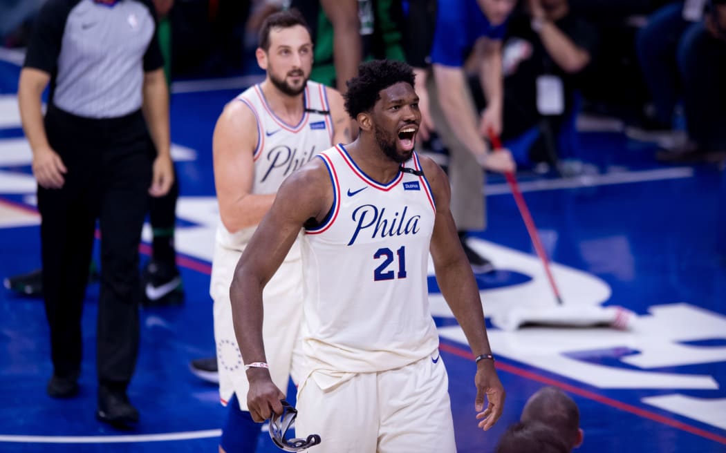 Philadelphia 76ers Center Joel Embiid.