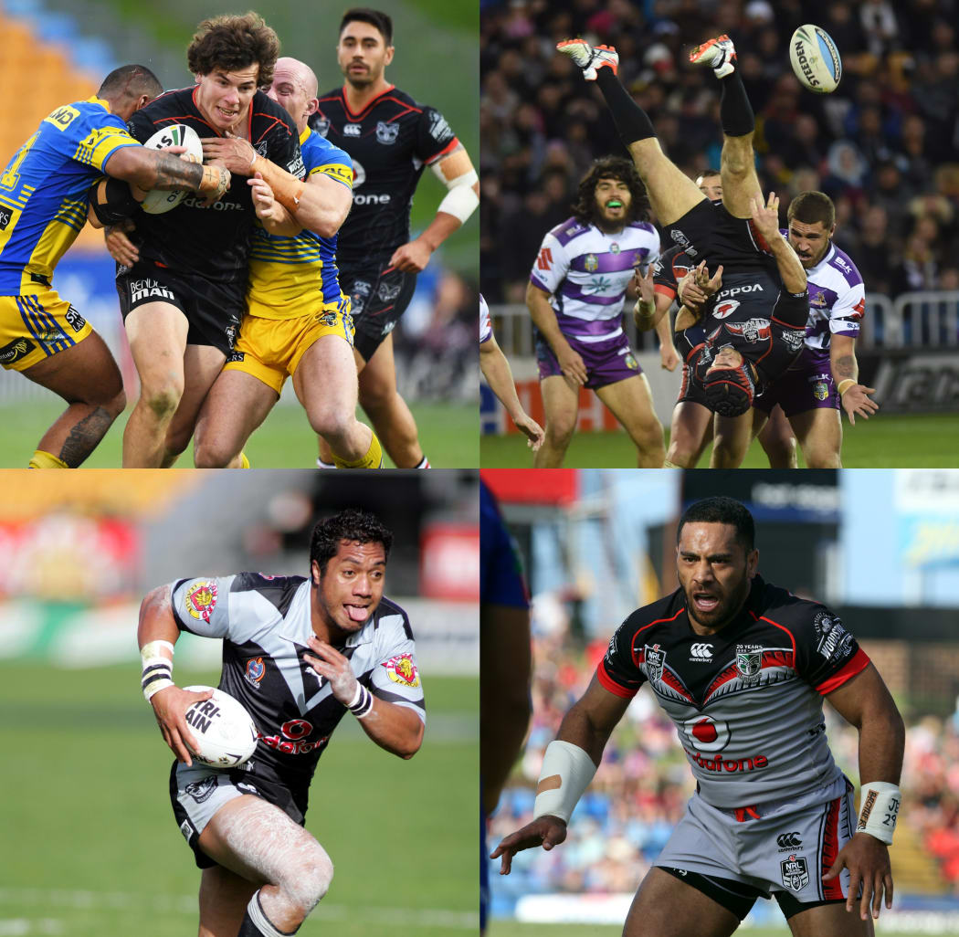 Charlie Gubb, Nathan Friend, Sione Faumuina and Suaia Matagi.