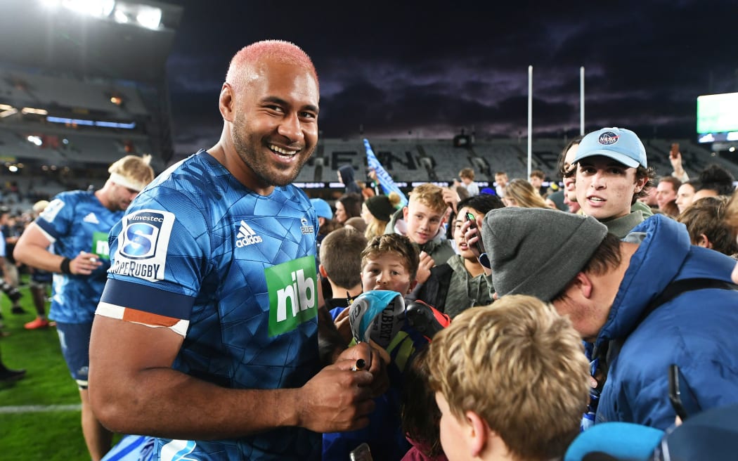 Blues captain Patrick Tuipulotu.