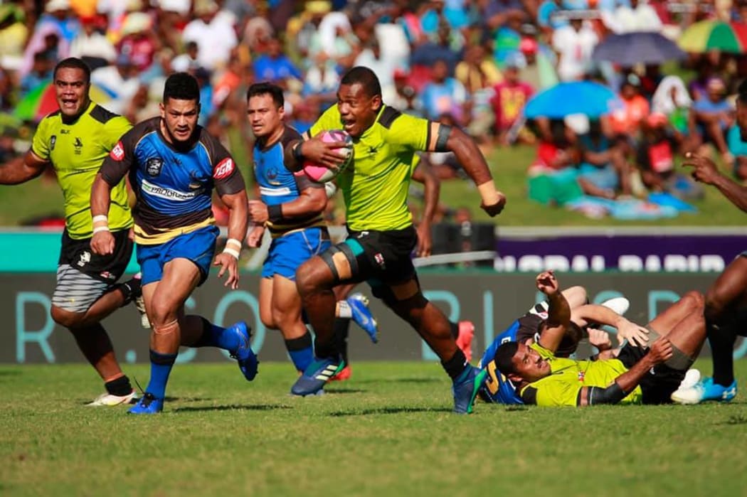 The Fijian Latui scored three tries but two yellow cards proved costly.