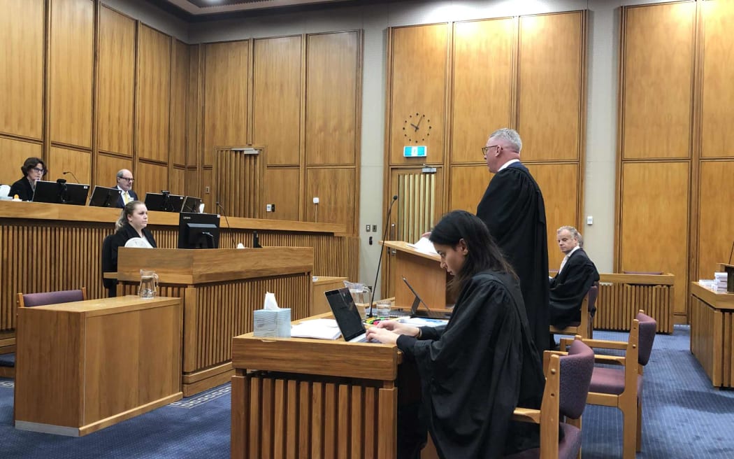 Aaron Lloyd in court.