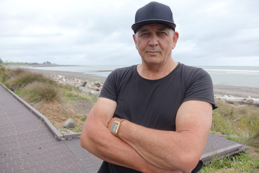 Jim Reynolds said he wouldn’t go into the water or collect kai moana at the Waitara river mouth any more.