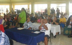 A look at some of the more than 150 people who attended yesterday Republican Party of American Samoa caucus.